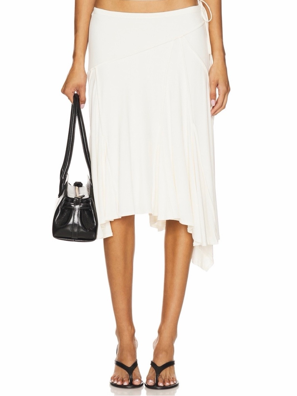 With Jéan Sharni Skirt in Off White